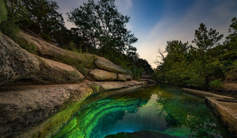 Jacobs-Well-at-Night-Wimberley-TX